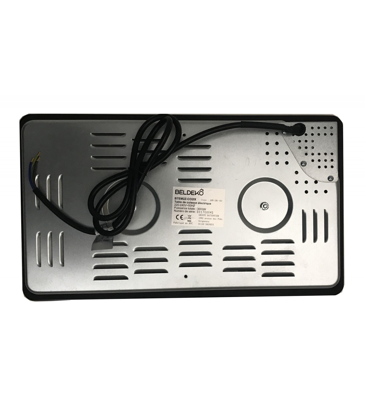 Domino de cuisson électrique 2 feux pour kitchenette 510x288mm à prix mini  - MODERNA Réf.MTAD029Z00
